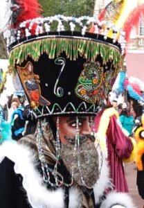 Chinelo de la procesión del Niño Pa