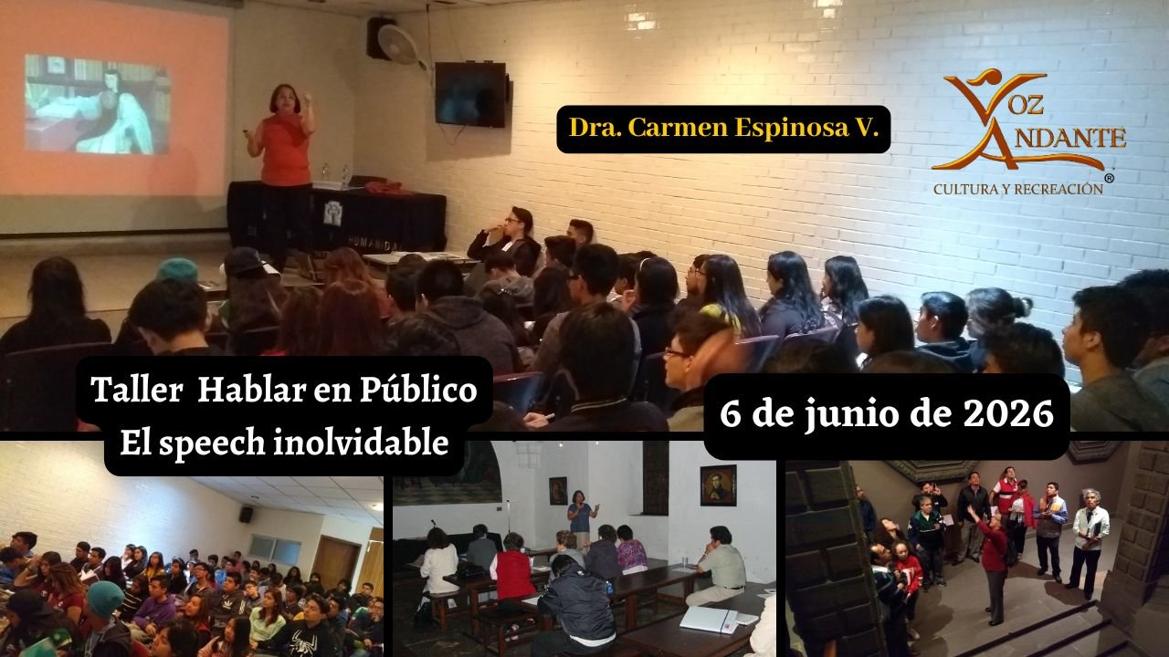 Taller Hablar en Público: El Speech Inolvidable